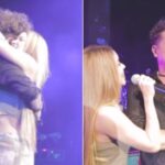 EN VIDEO: Shakira sorprendió a Carlos Vives en pleno concierto para cantar "La bicicleta"