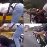 El polémico video viral de unos motorizados haciendo peligrosas piruetas en la Fajardo que encendió el debate en redes