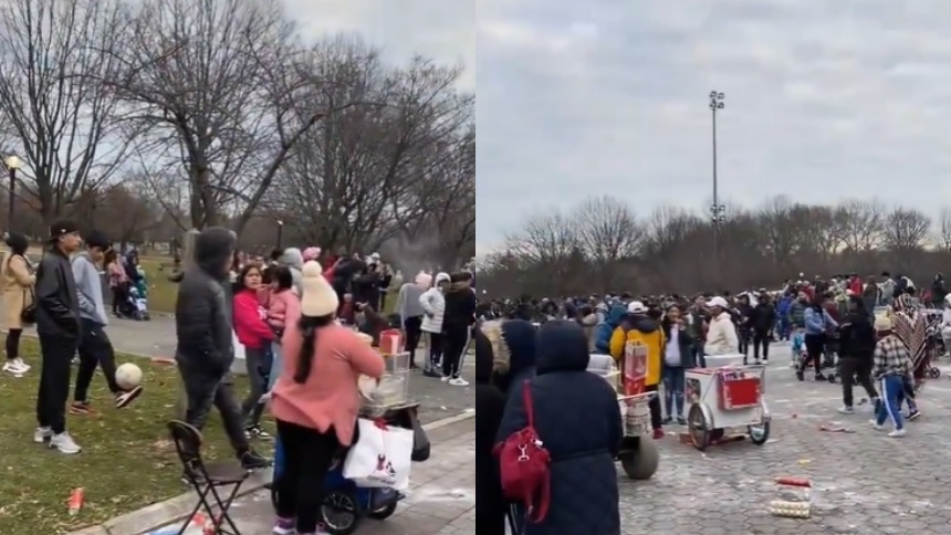 EN VIDEOS: migrantes ecuatorianos causaron estragos en New York durante celebraciones de Carnaval