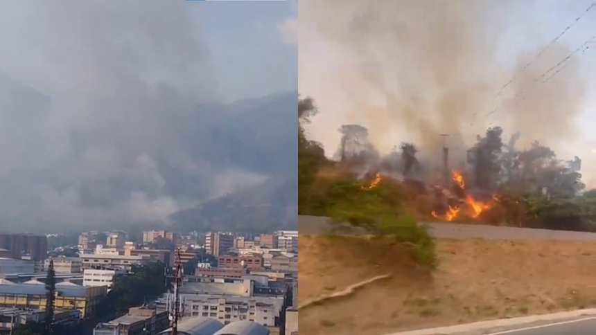 EN VIDEOS: Más incendios forestales se vieron en el Ávila este 10Abr: esta vez en Chacao, Boleíta, Sebucán y El Marqués