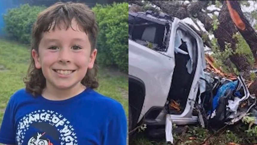 Niño de 9 años corrió casi dos kilómetros para conseguir ayuda tras sufrir aparatoso accidente con sus padres durante un tornado