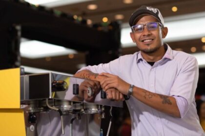 Óscar González tuvo destacada actuación en el campeonato mundial de Baristas 2024