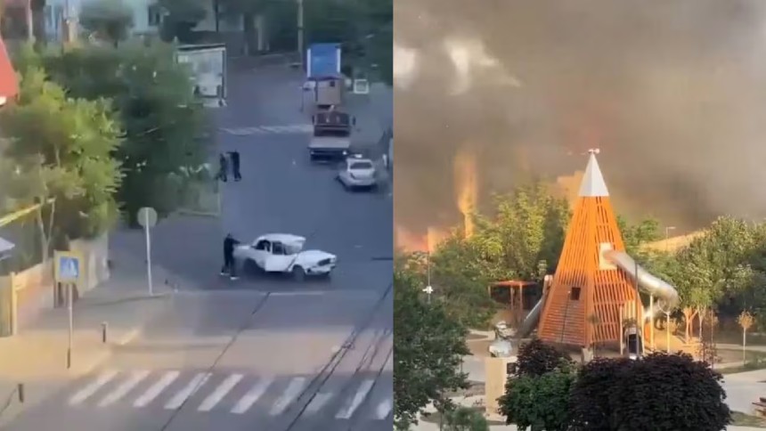 Un sacerdote fue degollado en plena iglesia y al menos seis policías murieron en ataques terroristas coordinados