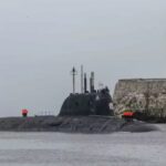 Un submarino de la Armada de los Estados Unidos a la Bahía de Guantánamo (Cuba) ante el despliegue de una flota de buques de guerra rusos