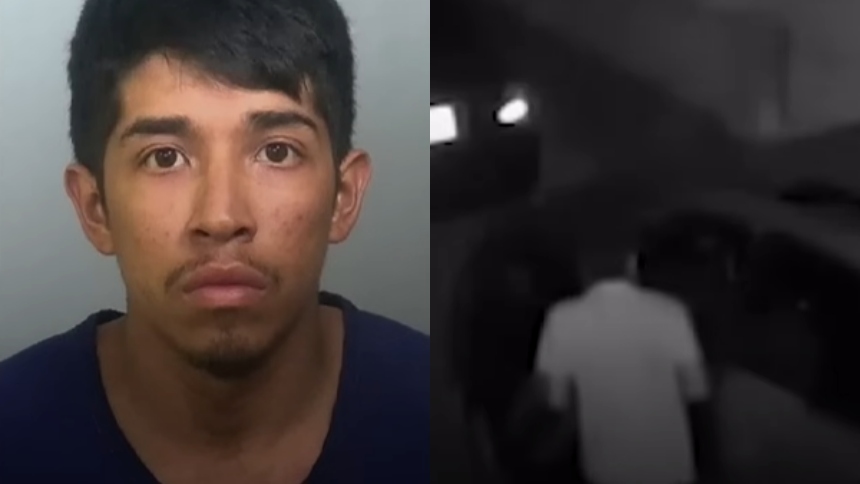 Un hombre de 21 años fue captado en video metiendo a su exnovia en la maleta de su carro, lo que ha llevado a su acusación por secuestro.  