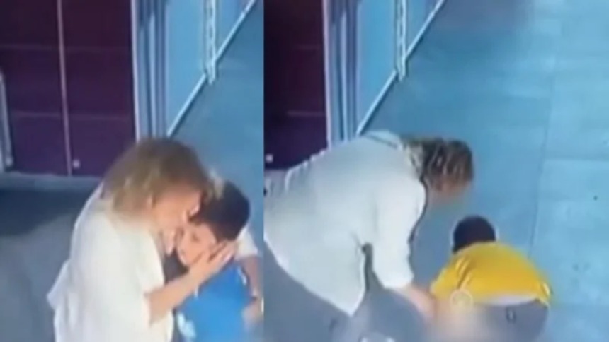 EN VIDEO: Profesora salvó a niño de morir ahogado con una galleta tras tener esta rápida reacción