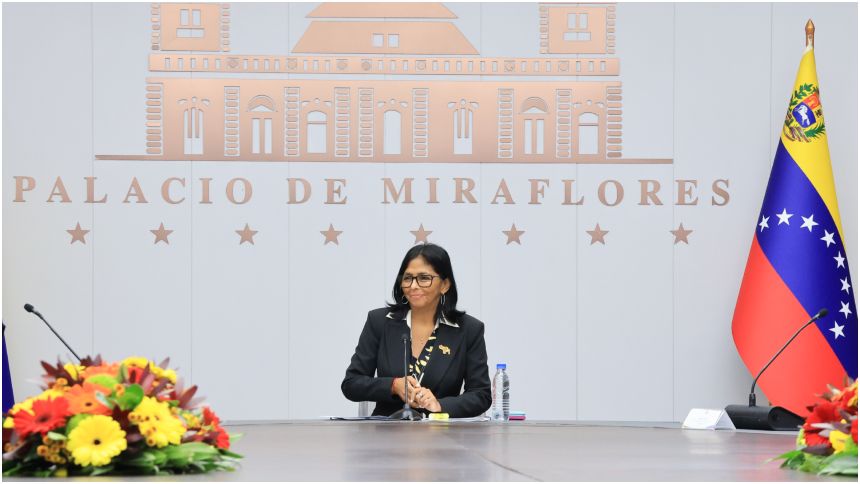 Delcy Rodríguez apuesta por una relación "a largo plazo" entre Venezuela y EEUU